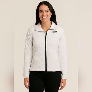 The North Face Women's White Quilted Jacket